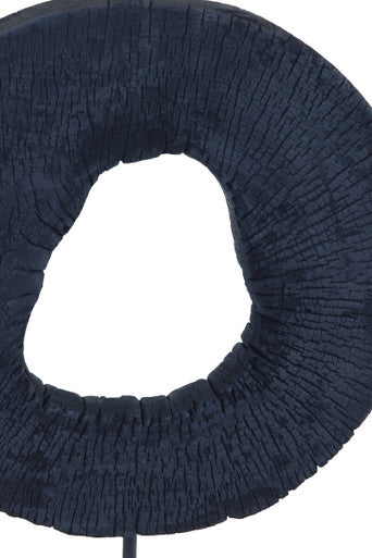 Fidel Large Rustic Mango Wood Sculpture On Stand