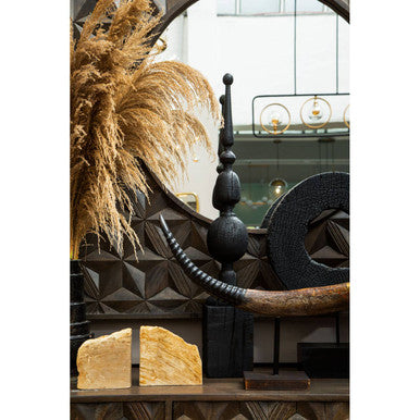 Fidel Rustic Mango Wood Finial