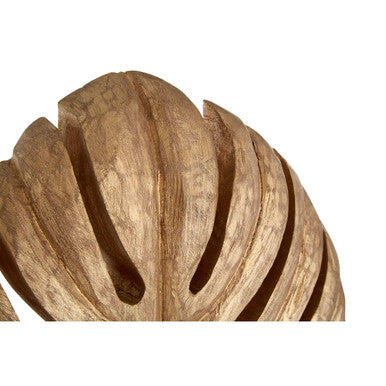 Fausto Gold Leaf Sculpture On Wooden Stand