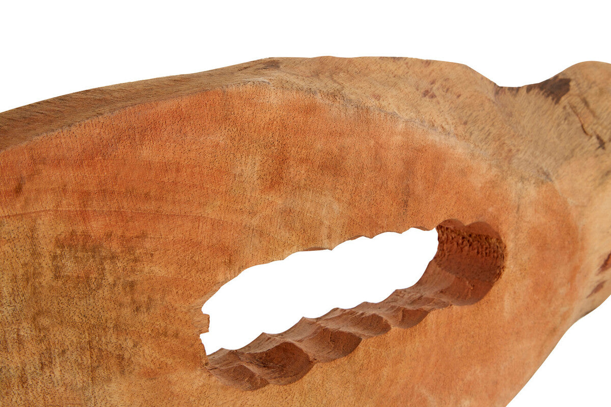 Fidel Natural Mango Wood Slice Sculpture