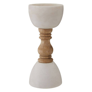 Sena Candle Holder With Decorative Stem