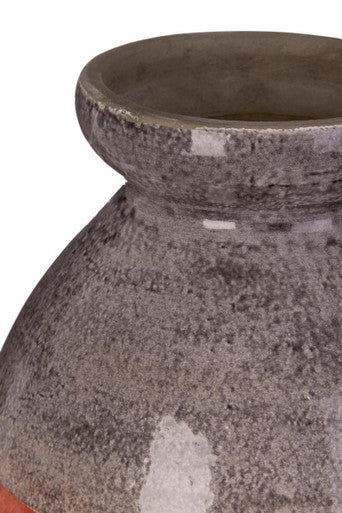 Nova Orange Earthenware Vase