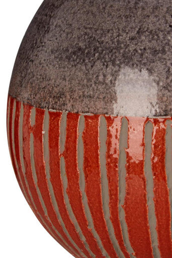 Nova Orange Earthenware Vase