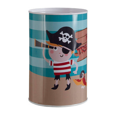 Pirate Round Money Tin.