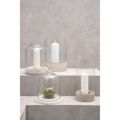 Jain Hurricane Hammered Large Candle Holder