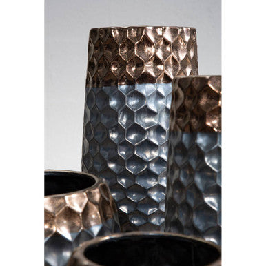 Galaxy Large Ceramic Vase with Metallic Finish