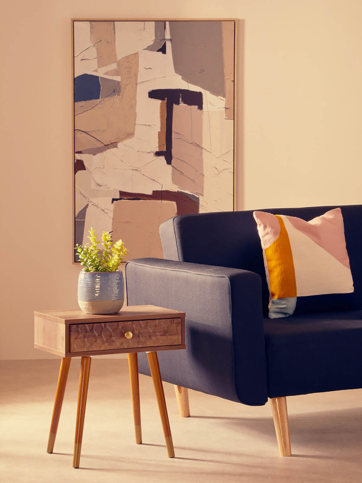 Caldera Large Grey Planter