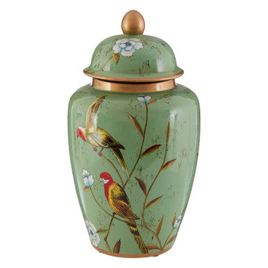 Tropical Turquoise Large Ceramic Jar