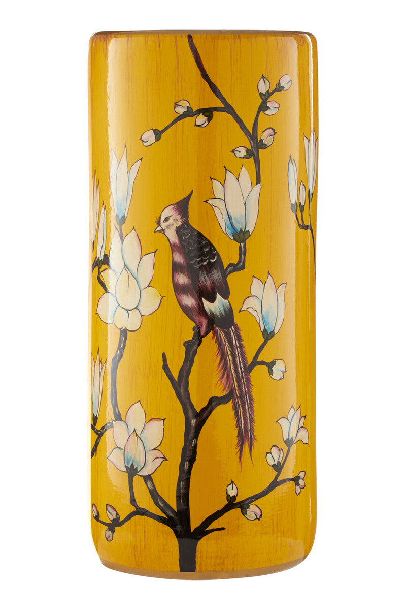 Tropical Ochre Ceramic Umbrella Stand - Image 1