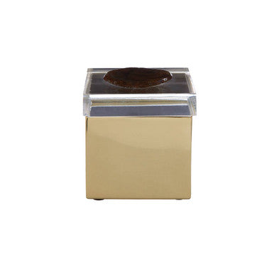 Bowerbird Black Agate Small Trinket Box - image 1
