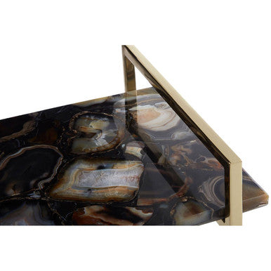 Bowerbird Black Agate Large Tray