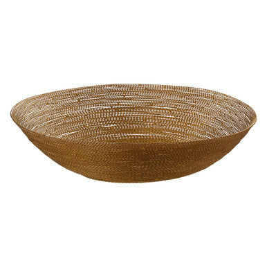Hege Brass Wire Gold Finish Decorative Bowl