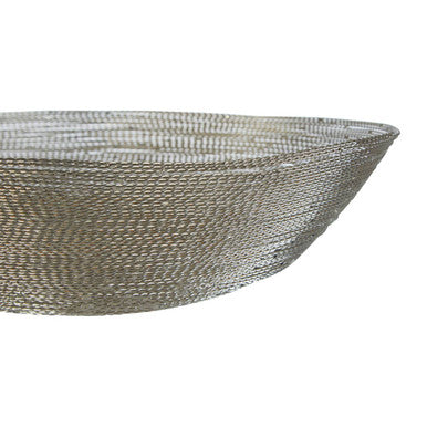 Hege Nickel Wire Silver Decorative Bowl
