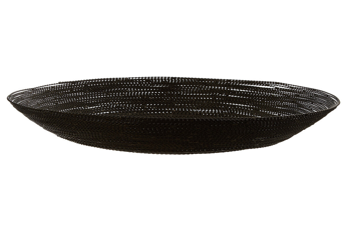 Heg Black Twisted Wire Decorative Plate - Image 1