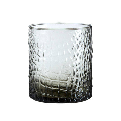 Daintree Smoked Glass Tealight Holder - image 1