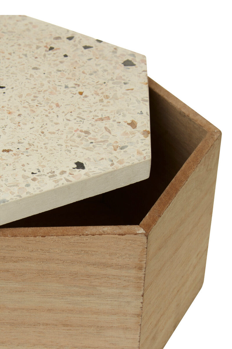 Mimo Large Terrazzo Lid Trinket Box - image 12