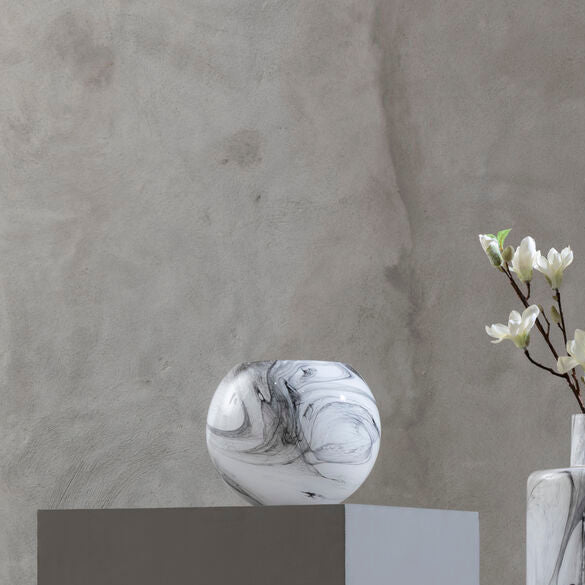 Cabell Marble Design Glass Vase - image 1