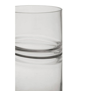 Optik Clear Glass Tall Vase