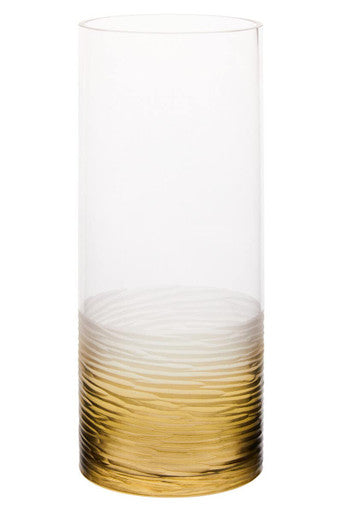 Caila Large Textured Ombre Glass Vase