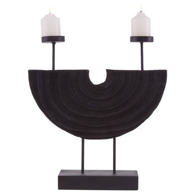 Lacuna Two Candle Holder
