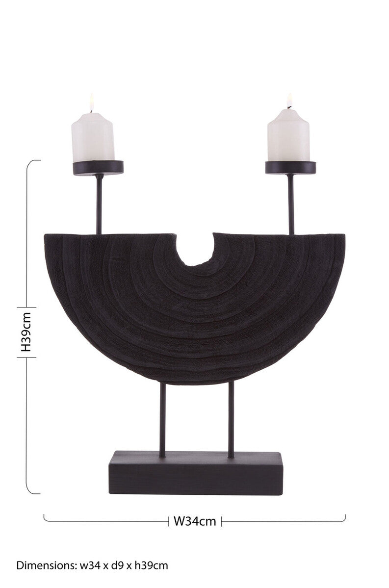 Lacuna Two Candle Holder