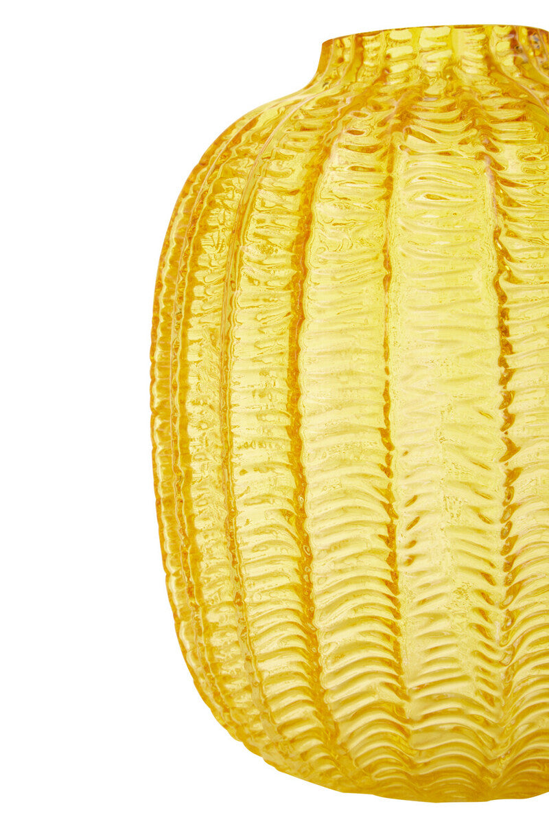 Bionda Small Yellow Glass Vase