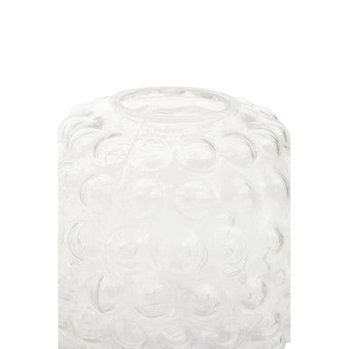Bolla Small Round Clear Glass Vase