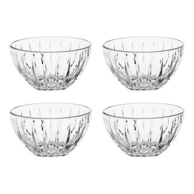 Beaufort Set Of 4 Crystal Small Bowls