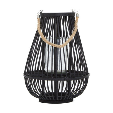 Lentigo Small Black Bamboo Lantern
