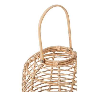 Mataram Tall Natural Rattan Lantern