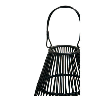 Mataram Black Lantern With Hoop Handle