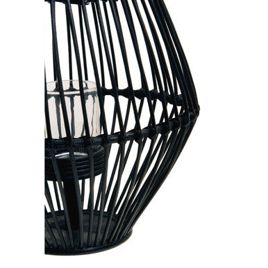 Mataram Black Lantern With Hoop Handle