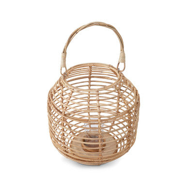 Mataram Natural Rattan Round Lantern
