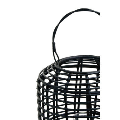 Mataram Black Rattan Lantern