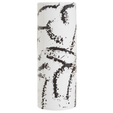Sorrell Large Black And White Ceramic Vase