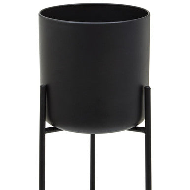 Avento Small Black Floor Planter