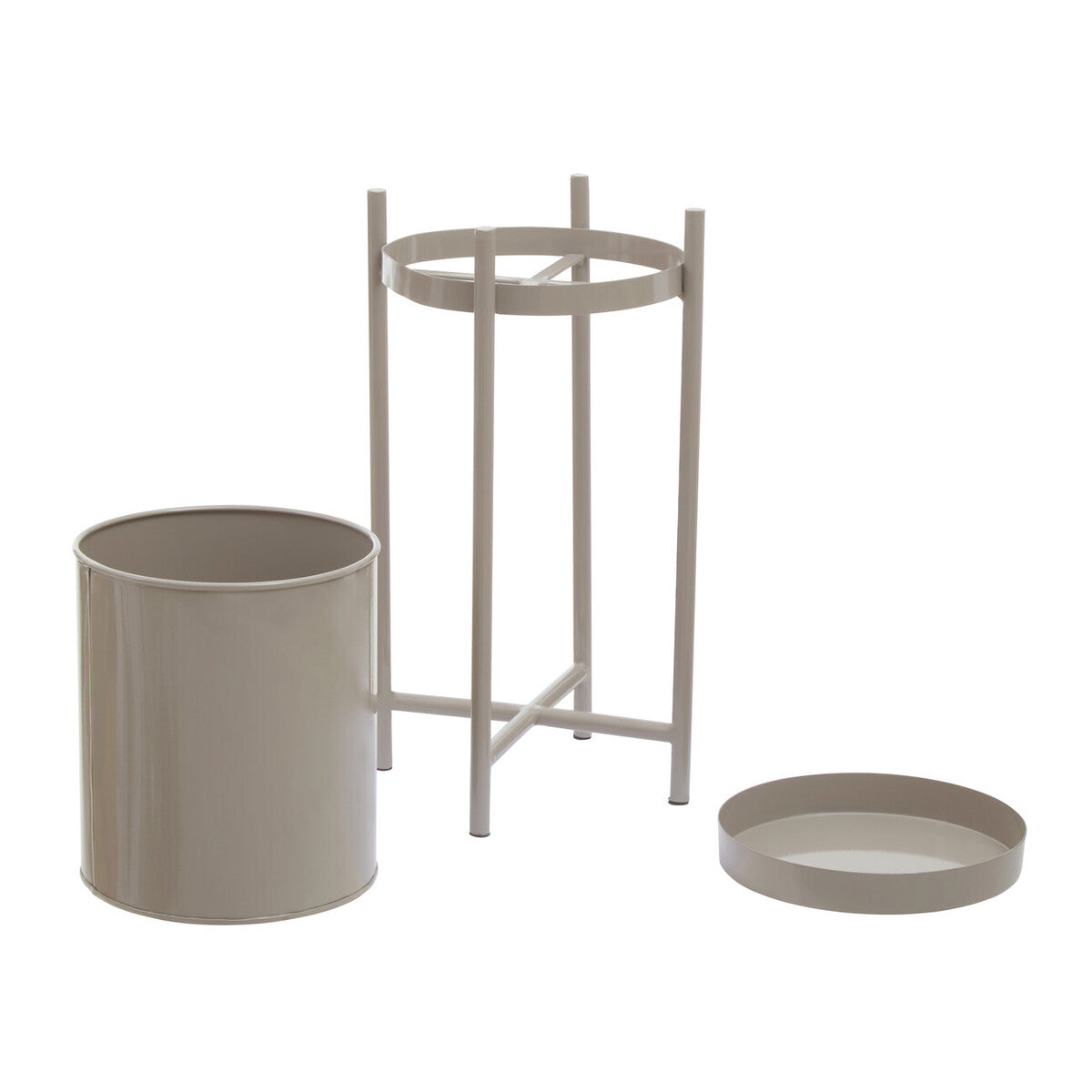 Asher Two Tier Grey Plant Stand