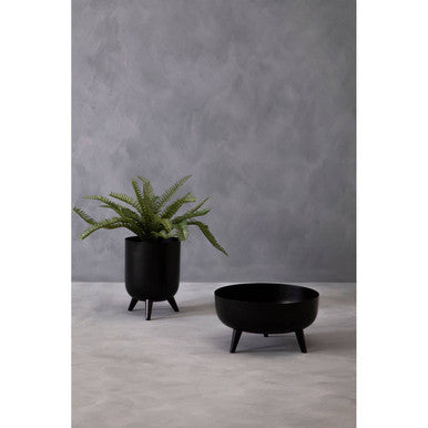 Alina Black Planter