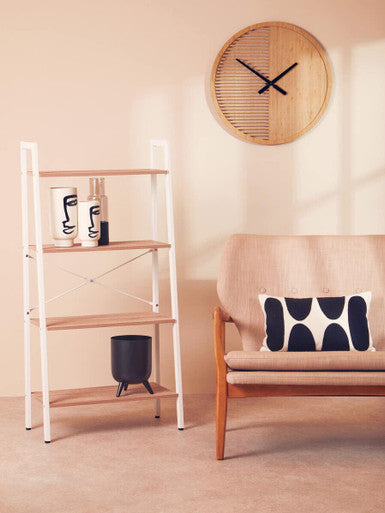 Viso Small Black And White Face Vase