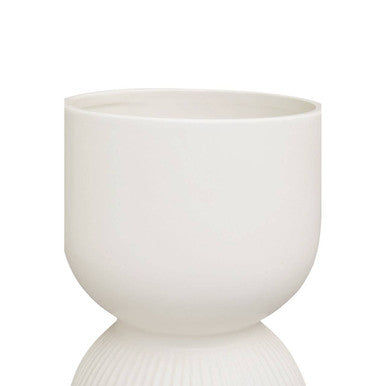 Fia White Planter