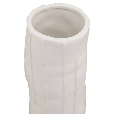 Fara White Small Vase