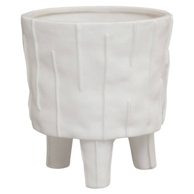 Fara White Large Planter