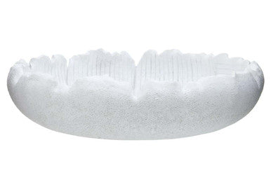 White shoe cover on a white background