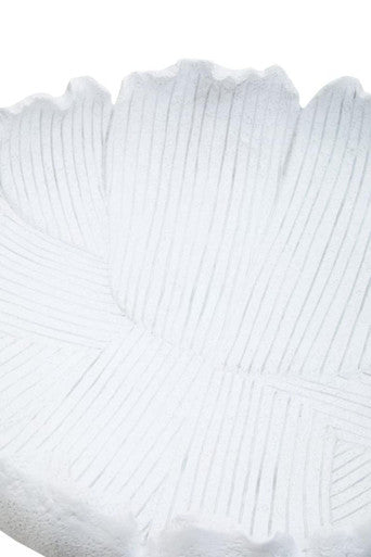 Broc White Flat Bowl