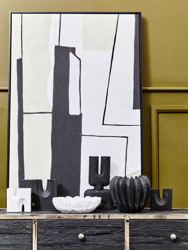 Broc Set Of Two Black And White Bookends