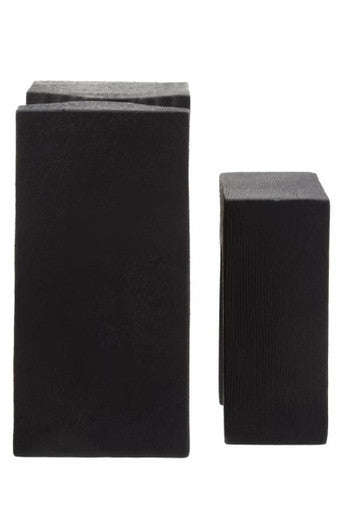 Broc Set Of Two Black Sculptures