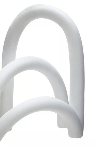 Broc White Arched Sculpture