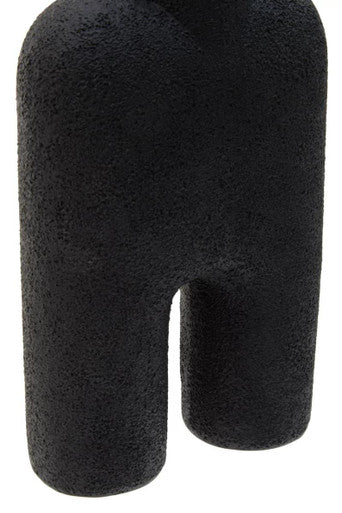 Broc Large Black Sculptured Vase