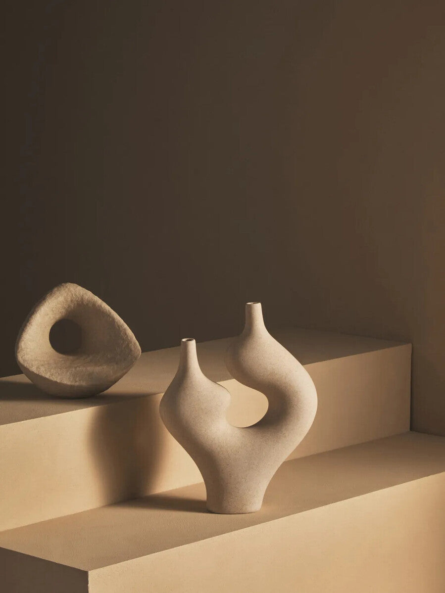 Broc Sandstone Effect Sculptural Vase