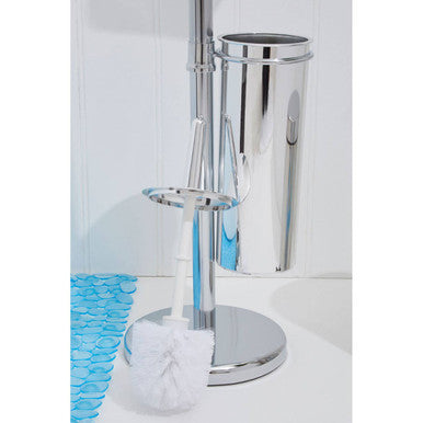 Linnea Chrome Toilet Brush And Roll Holder - image 5